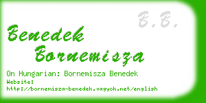 benedek bornemisza business card